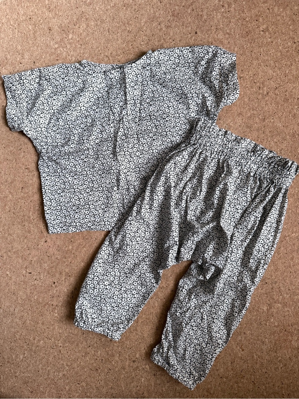 Shelter Floral Set 1/2 Years Cotton EUC